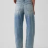 Jeans a vita alta e gamba larga