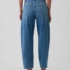 Jeans a vita alta e gamba larga