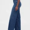 Jeans a vita alta e gamba larga per taglie curvy