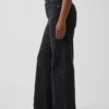 Jeans a vita alta e gamba larga per taglie curvy