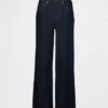 Jeans a vita alta e gamba larga per taglie curvy