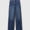 Jeans a vita alta e gamba larga per taglie curvy