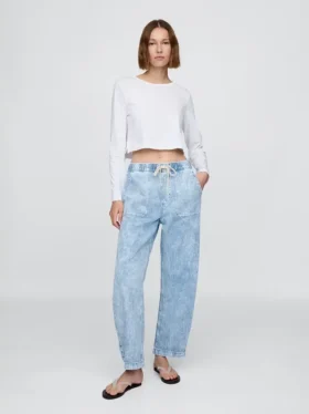 Jeans a vita alta Easy Barrel