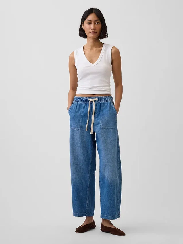 Jeans a vita alta Easy Barrel