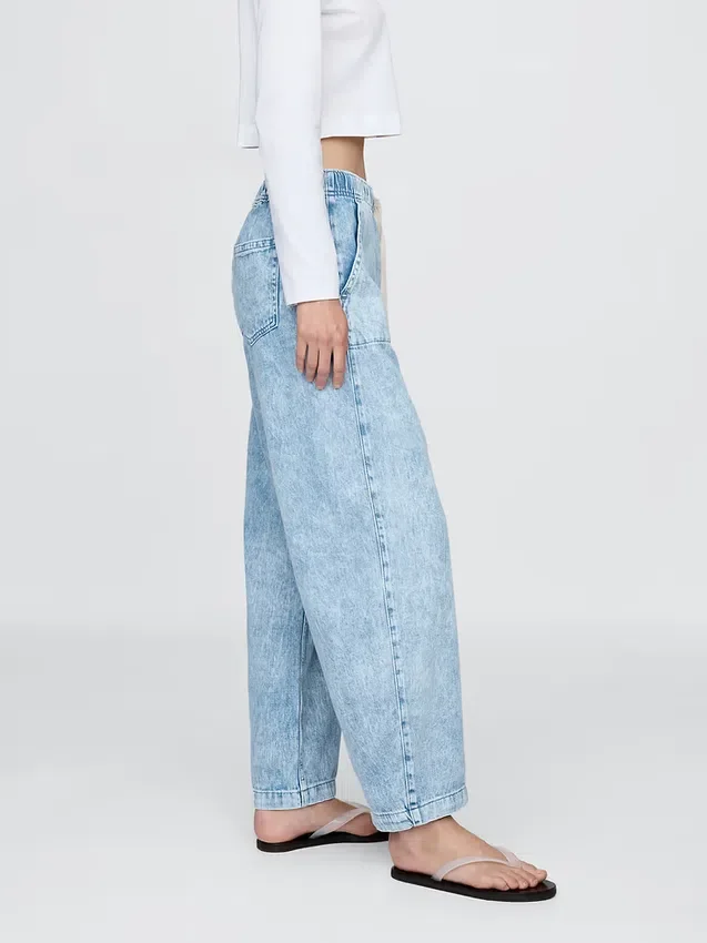 Jeans a vita alta Easy Barrel