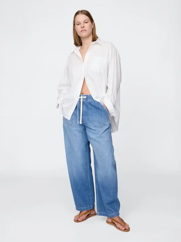 Jeans a vita alta Easy Barrel