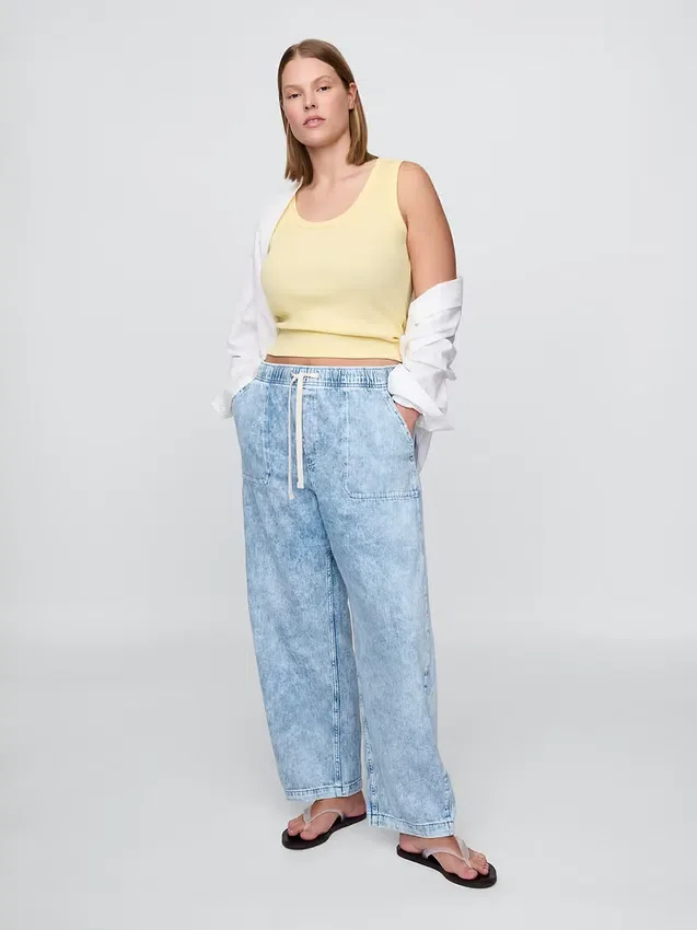 Jeans a vita alta Easy Barrel