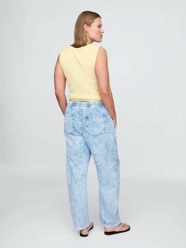 Jeans a vita alta Easy Barrel