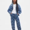 Jeans a vita alta Easy Barrel per bambini