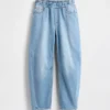 Jeans a vita alta Easy Barrel per bambini