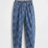 Jeans a vita alta Easy Barrel per bambini