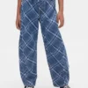 Jeans a vita alta Easy Barrel per bambini