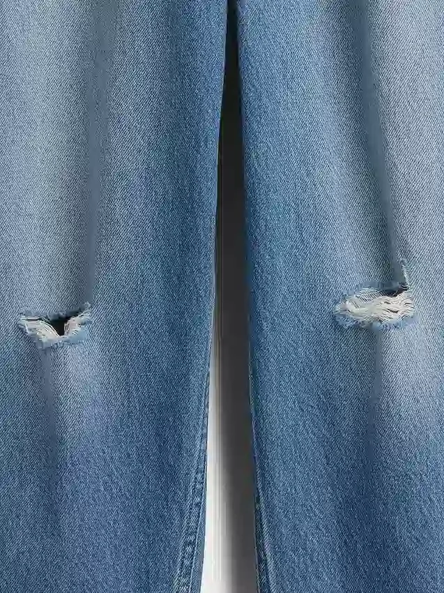 Jeans a vita alta Easy Barrel per bambini
