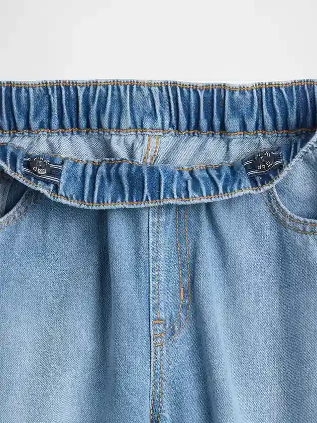 Jeans a vita alta Easy Barrel per bambini