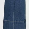 Jeans a vita alta, gamba larga e lunghezza alla caviglia