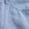 Jeans a vita alta in denim ultrasoft a righe, modello Barrel
