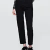 Jeans a vita alta, modello Cheeky, dal taglio dritto