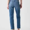 Jeans a vita alta, modello Cheeky, dal taglio dritto