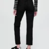 Jeans a vita alta, modello Cheeky, dal taglio dritto