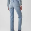 Jeans a vita alta, modello Cheeky, dal taglio dritto