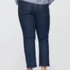 Jeans a vita alta, modello Cheeky, dal taglio dritto