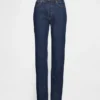 Jeans a vita alta, modello Cheeky, dal taglio dritto