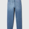 Jeans a vita alta, modello Cheeky, dal taglio dritto