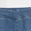 Jeans a vita alta svasati con cintura incrociata per bambini