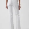 Jeans a vita alta svasati in stile anni '70