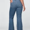 Jeans a vita alta svasati in stile anni '70