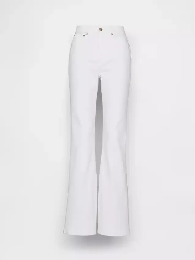 Jeans a vita alta svasati in stile anni '70