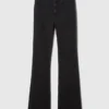 Jeans a vita alta svasati in stile anni '70