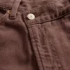 Jeans a vita alta, ultra morbidi, dal taglio "barrel" con incrocio
