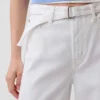 Jeans a vita alta ultrasoft con cintura e taglio a ferro di cavallo
