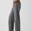 Jeans a vita alta ultrasoft dal taglio a botte