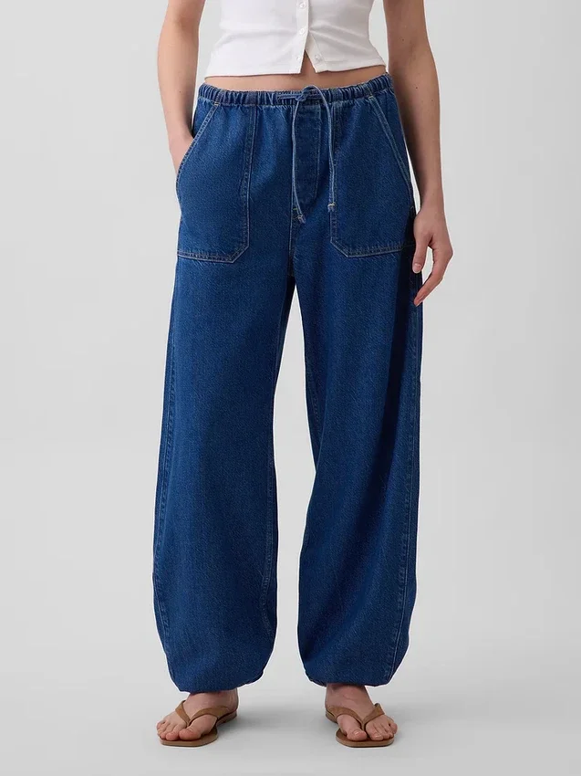 Jeans a vita alta Ultrasoft Easy Barrel