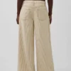 Jeans a vita bassa a righe extra larghi