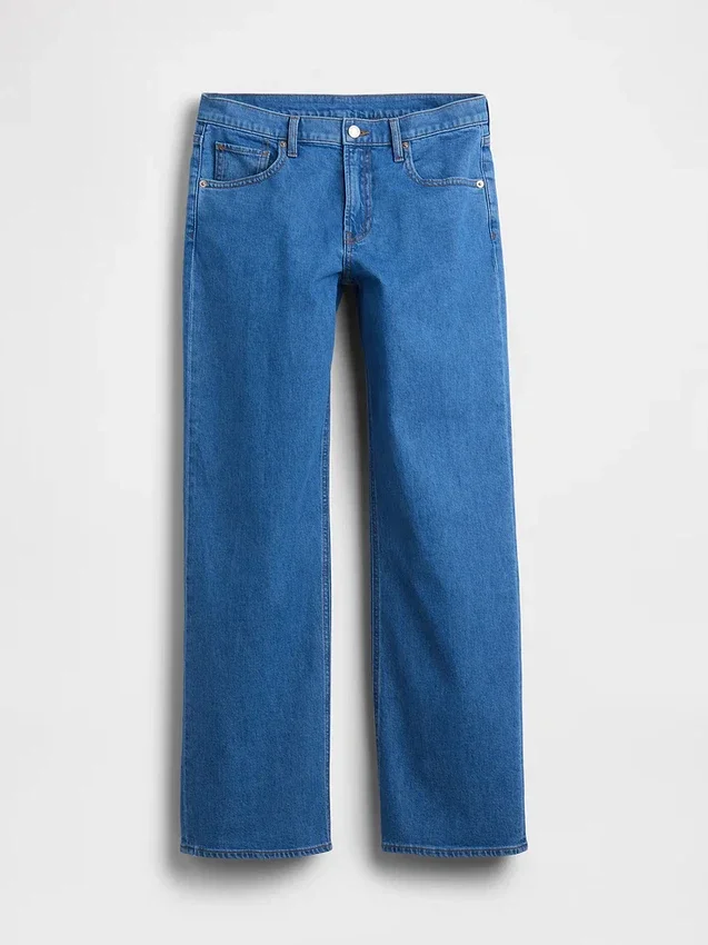 Jeans a vita bassa e dal taglio ampio in stile anni ’90