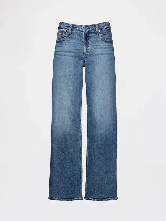 Jeans a vita bassa e dal taglio ampio in stile anni ’90