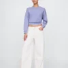 Jeans a vita bassa extra larghi