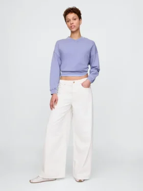 Jeans a vita bassa extra larghi