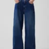 Jeans a vita bassa extra larghi