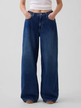 Jeans a vita bassa extra larghi