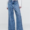 Jeans a vita bassa extra larghi