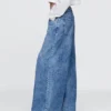 Jeans a vita bassa extra larghi