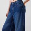 Jeans a vita bassa extra larghi