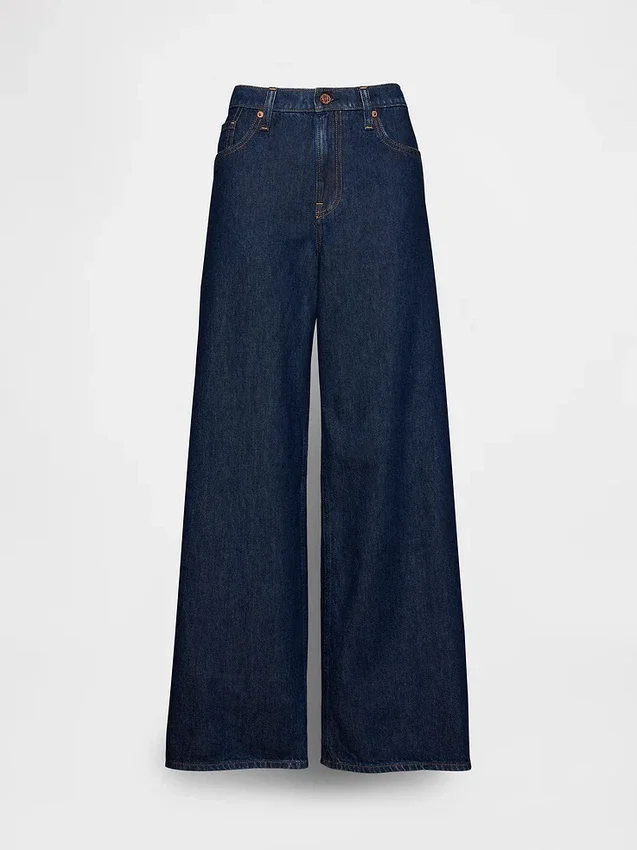 Jeans a vita bassa extra larghi