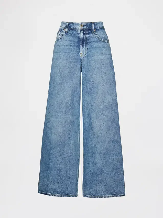Jeans a vita bassa extra larghi