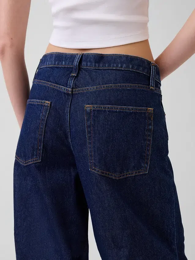 Jeans a vita bassa extra larghi