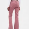 Jeans a vita bassa in velluto a coste, lunghi e dal taglio slim